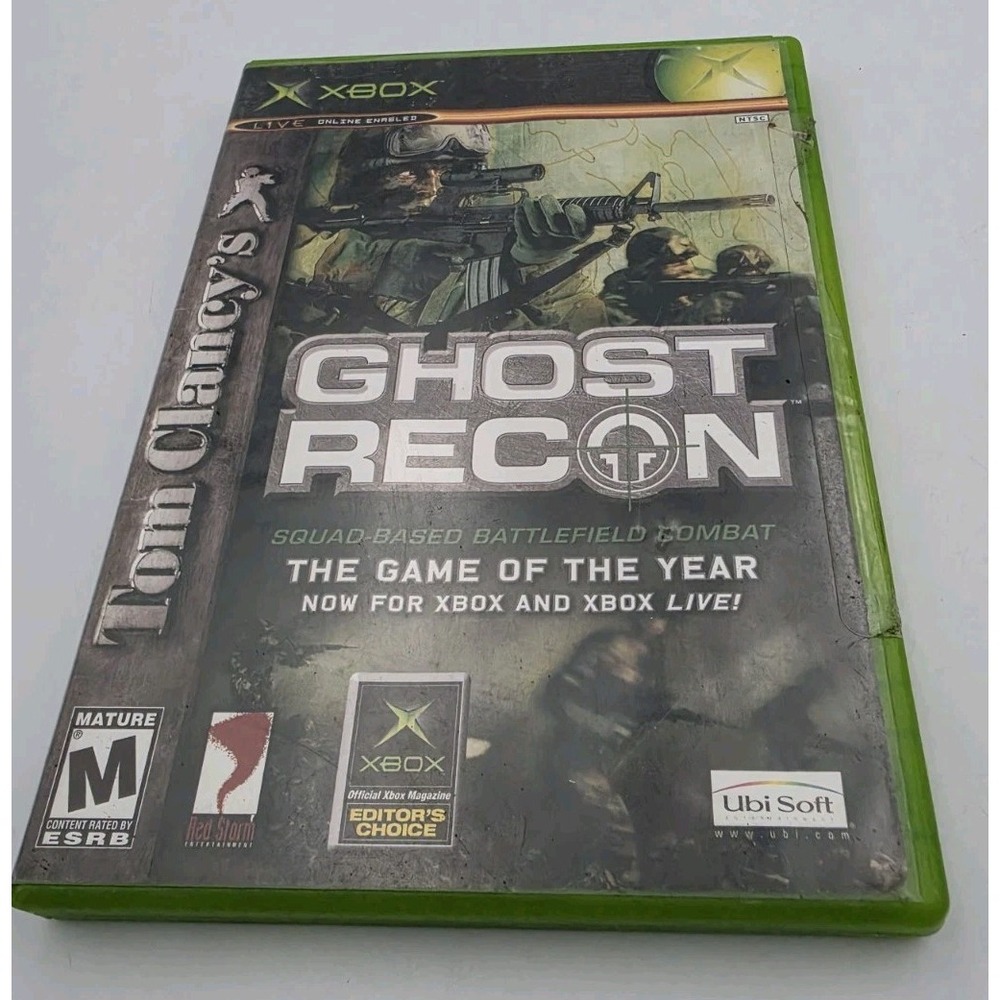 Tom Clancy's Ghost Recon Original Xbox Game CIB Ubisoft Shooter Tested